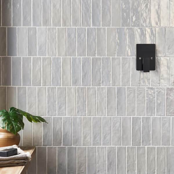 Ivy Hill Tile Amagansett Gin White 4 in. x 4 in. Mixed Finish Ceramic Wall  Tile (5.38 Sq. Ft. / Case) EXT3RD101879 - The Home Depot