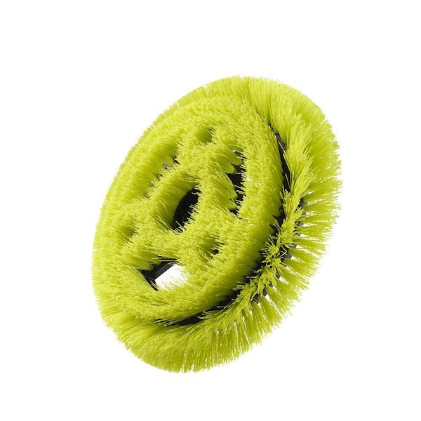 RYOBI 9 in. VORTEX Medium Bristle Brush A95MRB9 - The Home Depot