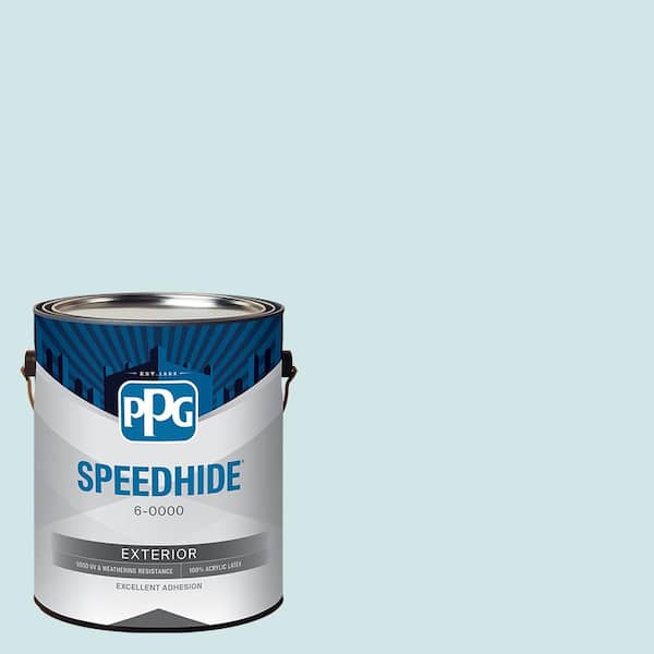 SPEEDHIDE 1 gal. PPG1235-2 Blue Phlox Flat Exterior Paint