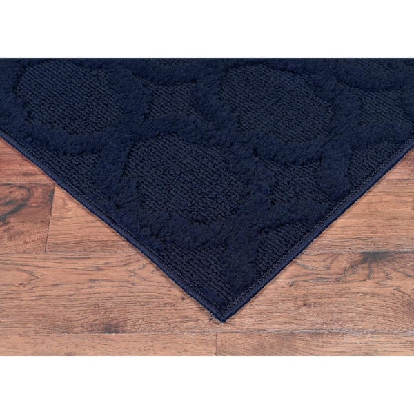 Sparta Navy 12 ft. x 15 ft. Large Area Rug