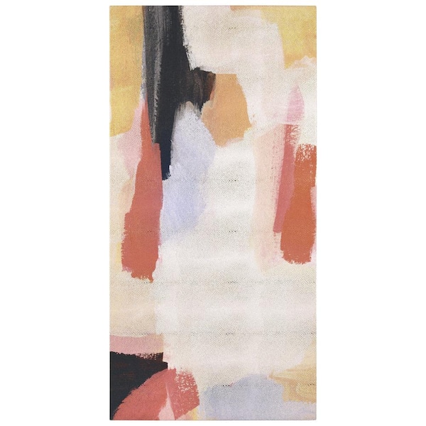 Empire Art Direct "Vibrant Harmony II" Lively Abstract Rendered Gold Metallic Shagreen Wrapped Canvas Unframed Wall Art, 48 in. x 24 in.
