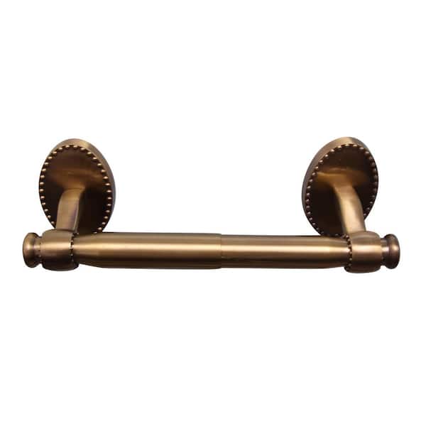 Barclay Products Cordelia Single Post Toilet Paper Holder in Antique Brass