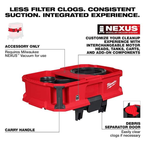 Milwaukee NEXUS Dedicated Debris Separator 0990-20 - The Home Depot