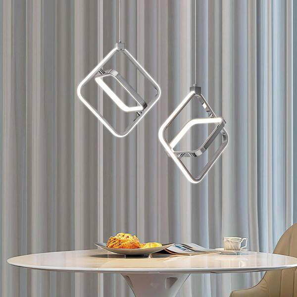 ◆H.comです(^-^) ZHLWIN Home Lighting 20-Watt 2-Light Chrome Rectangular 3-Pack