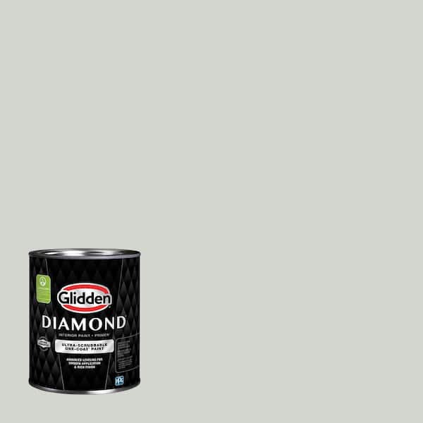 Glidden Diamond 1 qt. PPG0994-1 Afraid of the Dark Satin Interior Paint with Primer