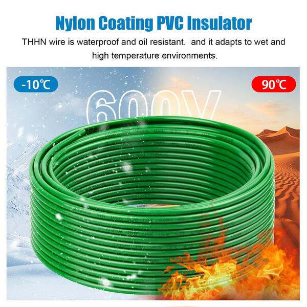 15 ft. 8 Gauge Stranded Copper Wire Rated 600V Indoor/Outdoor