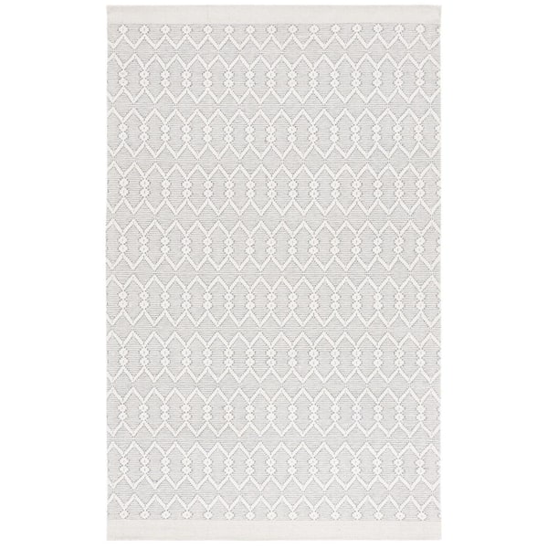 SAFAVIEH Martha Stewart Ivory 4 ft. x 6 ft. Ornate Trellis Area Rug