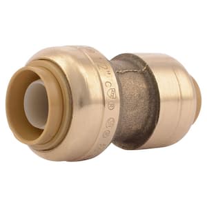 1/2 in. x 3/8 in. Push-to-Connect Brass Reducing Coupling Fitting