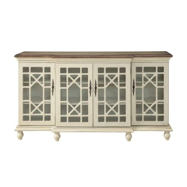 Coast to Coast Mills Ivory Four Door Media Credenza