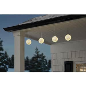 5.5 in. LED Hanging Sphere Lights (4-Pack)