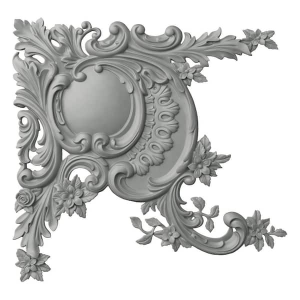 1.38 in. x 33.5 in. x 32.25 in. Polyurethane Applique & Onlay Moulding