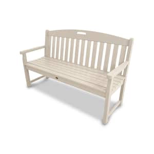Yacht Club 60 in. Plastic Outdoor Bench