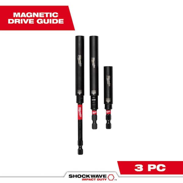 SHOCKWAVE Impact Duty Alloy Steel Magnetic Drive Guide Set (3-Piece)