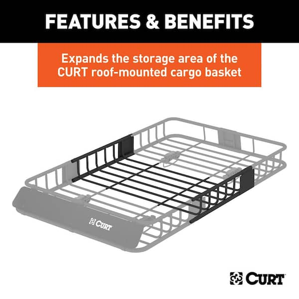 CURT Series# 18117 Roof Cargo Basket Roof Rack Extension 18117 - The Home  Depot