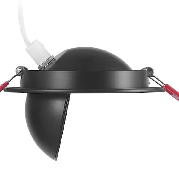 Ultra Spot Integrated LED 4 in Round Adj Color Temp Canless Recessed Light for Kitchen Bath Living rooms, White