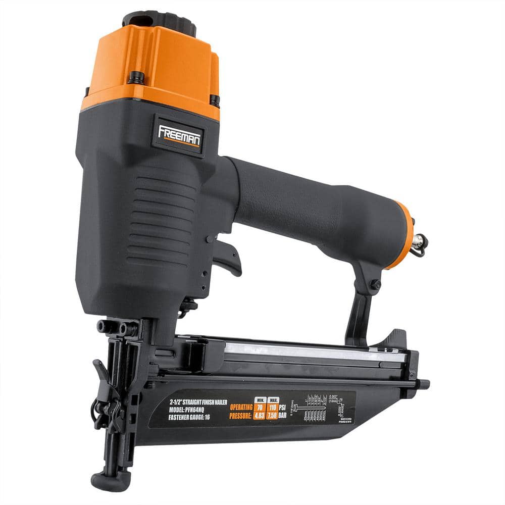 Paslode T250S-F16P Pneumatic Finish Nailer, Straight Collation, 1 to 2-1/2  in Fastener #VORG4899043, 515500