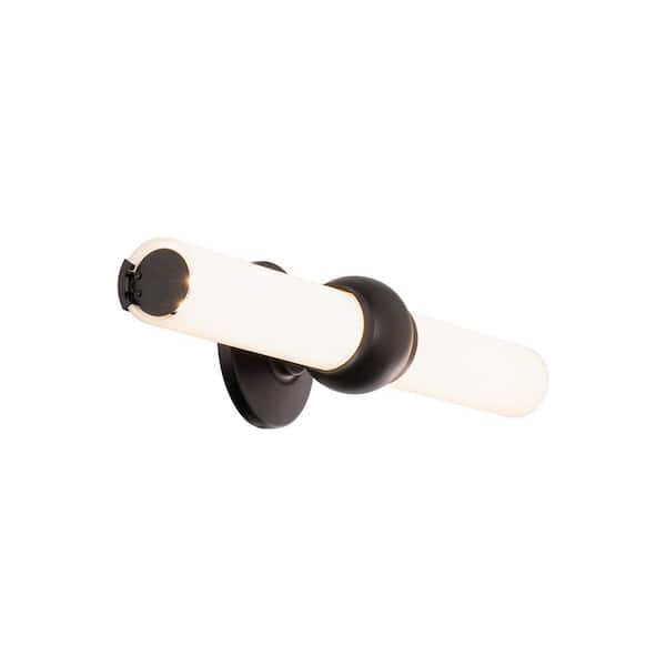 WAC Lighting Juliet 20 in. Black LED Vanity Light Bar and Wall Sconce, 3000K