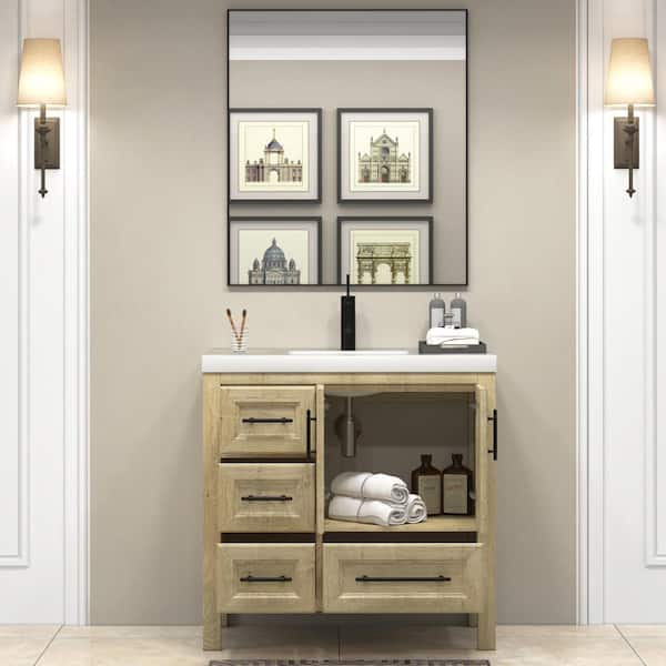 BV Better Vanity VIV 36 in. W x 20 in. D x 35 in. H Single Sink