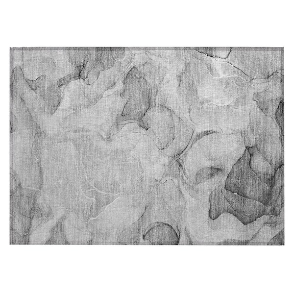 Addison Rugs Chantille ACN504 Gray 1 ft. 8 in. x 2 ft. 6 in. Machine Washable Indoor/Outdoor Geometric Area Rug