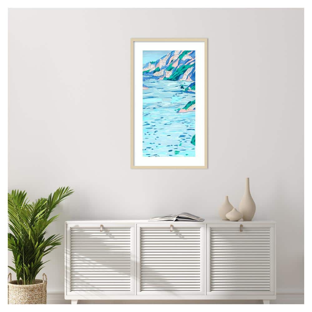 Melissa Wang Ideal Vacation I Coastal Framed Wall Art Print