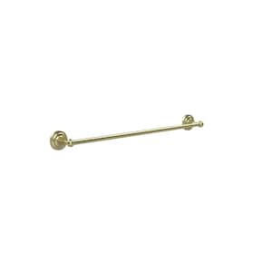 Que New Collection 30 in. Back to Back Shower Door Towel Bar in Satin Brass