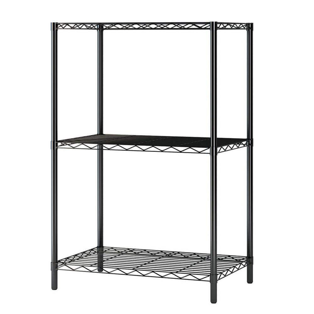 Winado Iron Black Wire Shelf (13.78 in. W x 23.62 in. D) 302589548226 - The  Home Depot