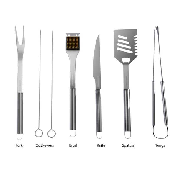 Redwood BBQ 3pc Tool Set BBQ170 BARBEQUE Stainless Steel 