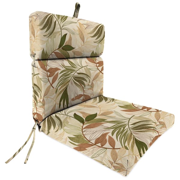 Jordan Manufacturing 44 in. L x 22 in. W x 4 in. T Outdoor Chair Cushion in Oasis Nutmeg
