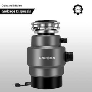 Grinder 3/4 HP Continuous Feed Garbage Disposal with Sound Reduction and Power Cord Kit