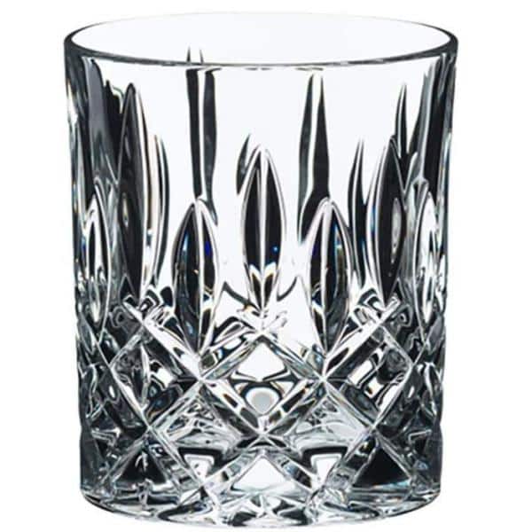 Spey Clear Etched Glass Double Old Fashioned Set of 4