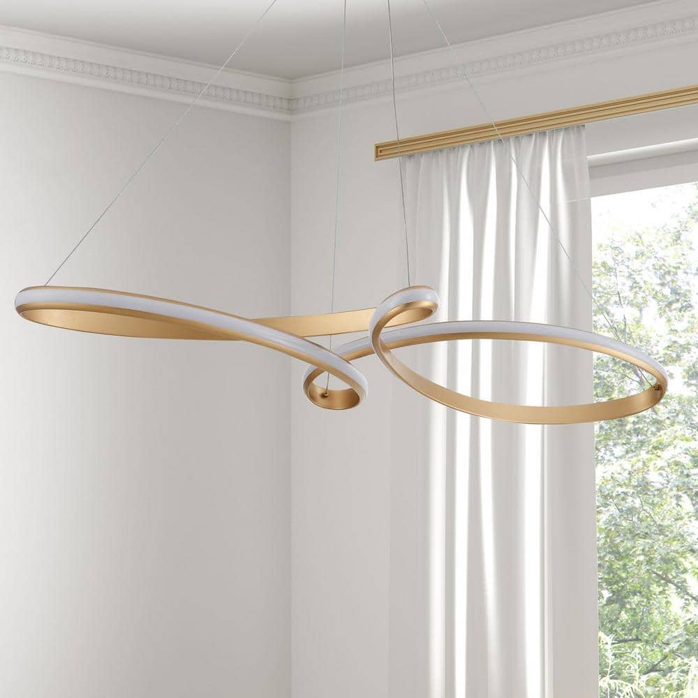 Nola Aged Brass 43.5'' LED Pendant Light