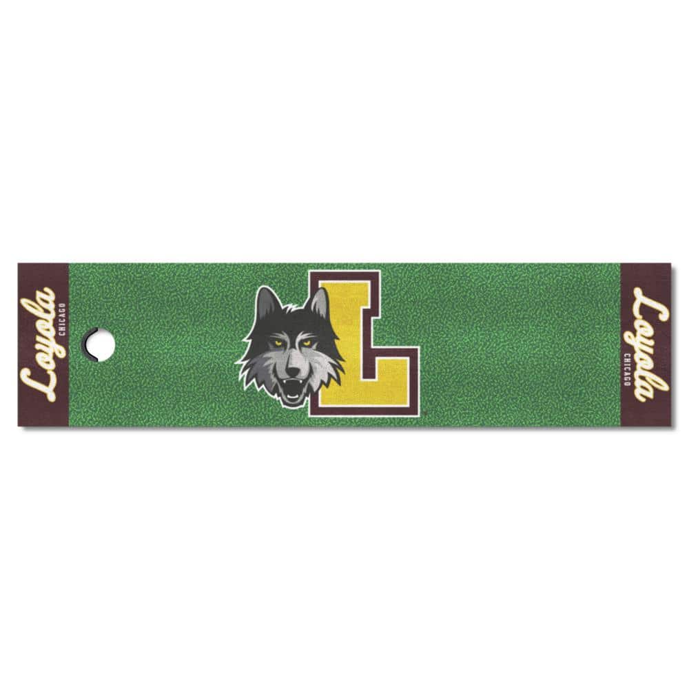 FANMATS 1.5 ft. x 6 ft. Bowling Green Falcons Putting Green Mat 39252