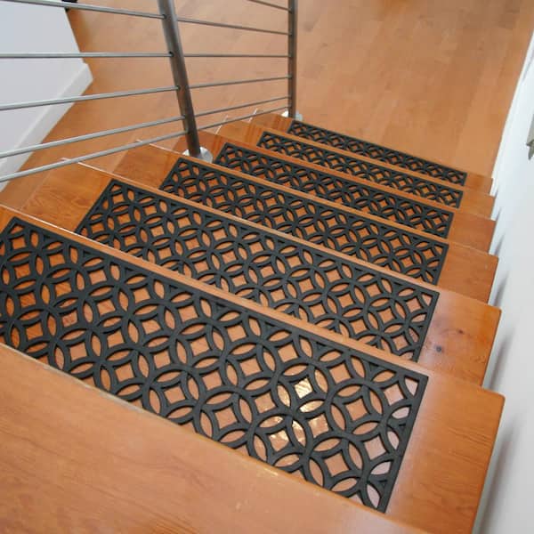 Indoor Outdoor Stair Treads, Outdoor Non Slip Stair Treads For Wood Home Depot