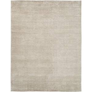 Renzo Grey 12 ft. x 15 ft. Solid Color Area Rug