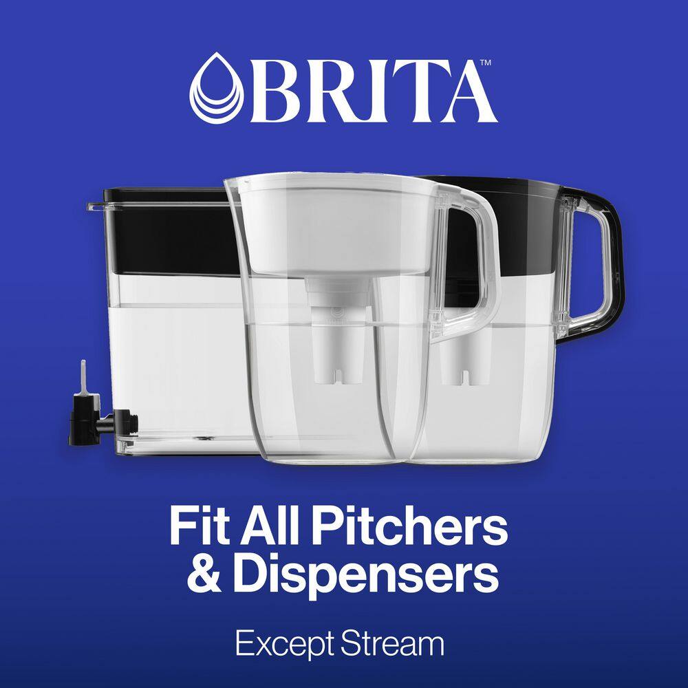 Brita Elite Blue Activated Carbon Water Pitcher Replacement Filter