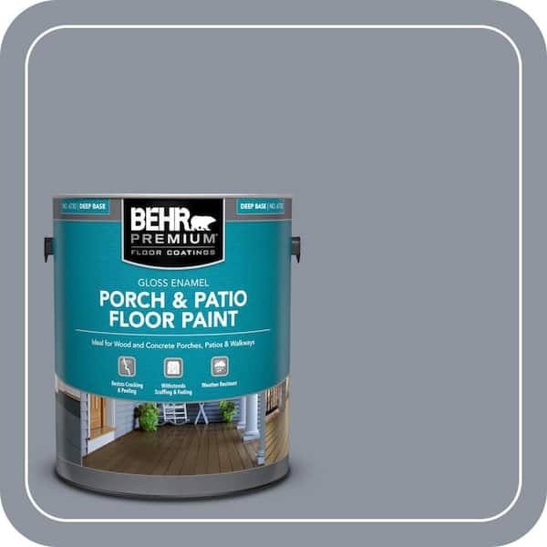 1 gal. #BXC-88 Cool December Gloss Enamel Interior/Exterior Porch and Patio Floor Paint