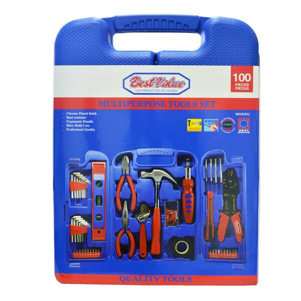 Best Value Home Tool Kit Tool Set (100-Piece) H0183032