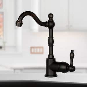 Black Oil Rubbed  Brass Swivel Kitchen Bar Sink Basin Faucet Mixer Tap Ksf091 
