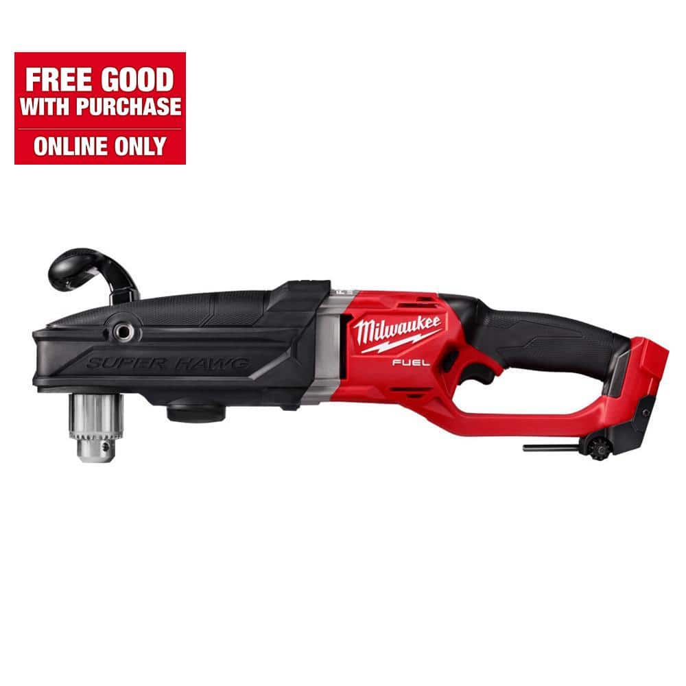 Milwaukee M18 FUEL 18V Lithium-Ion Brushless Cordless GEN 2 SUPER HAWG 1/2 in. Right Angle Drill (Tool-Only) 2809-20 Sansujyuku sansujyuku.com