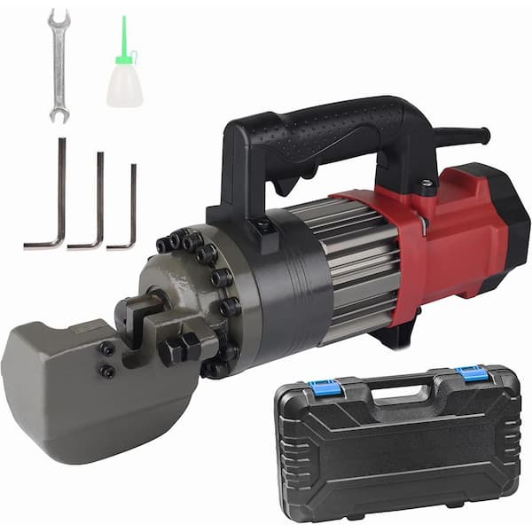 Electric Hydraulic Rebar Cutter 1400-Wattss Portable Cuts 5-22 mm Rebar with Storage Box Quiet Durable High Precision