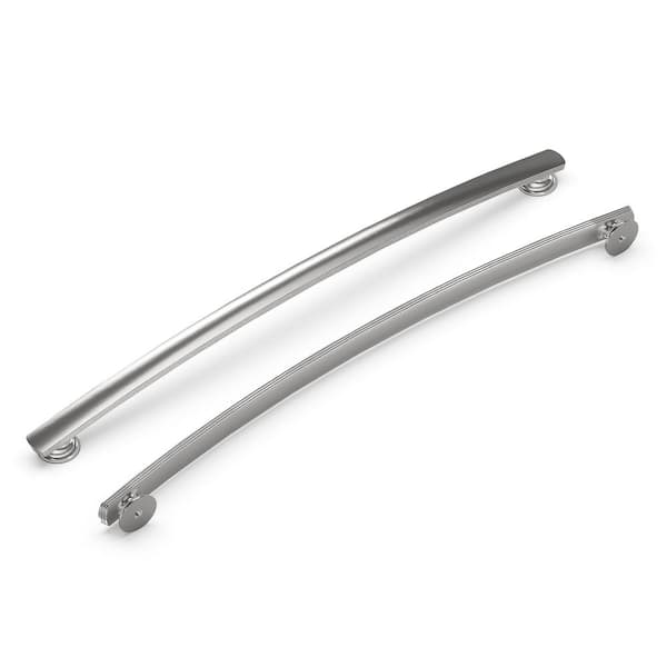 HICKORY HARDWARE American Diner 12 in. Modern Arch Cabinet Pull Satin Nickel Handle for Kitchen, Bathroom, and Furniture (1 Pack)