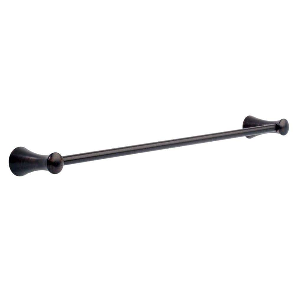 Somerset 24 in. Wall Mount Towel Bar Bath Hardware Accessory in Venetian Br