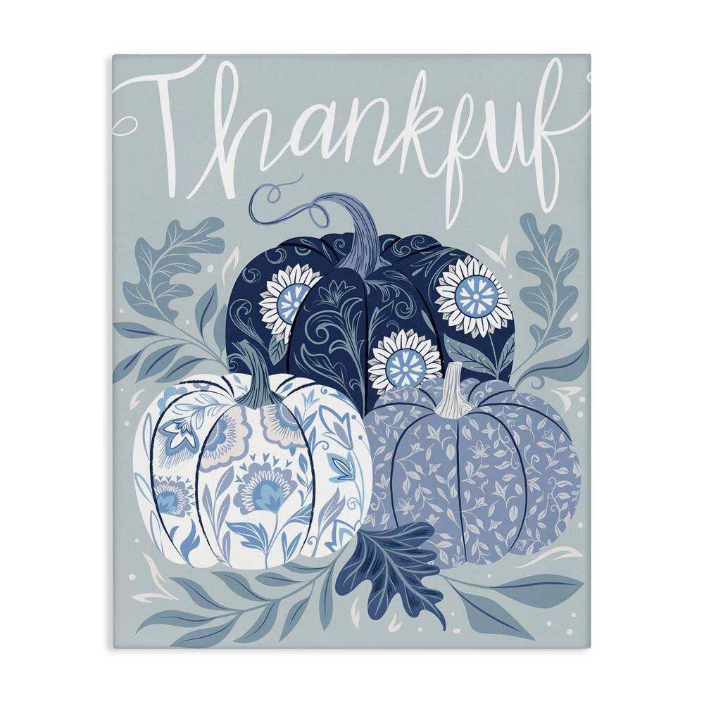 Thankful Ornate Floral Pumpkins by Arrolynn Weiderhold Unframed Nature Graphic Art Print 40 in. x 30 in. price history on PriceWatchPro