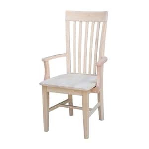 Unfinished Wood Mission Dining Chair