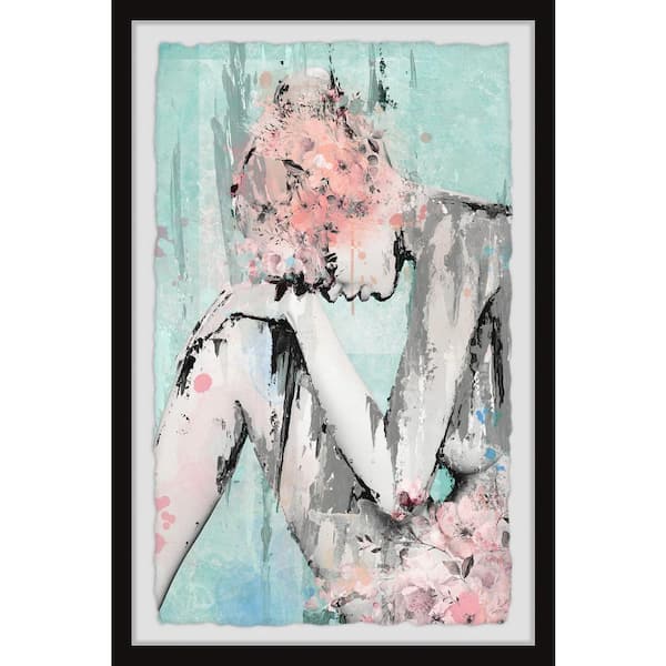 Unbranded "Speechless" by Marmont Hill Framed People Art Print 24 in. x 16 in.