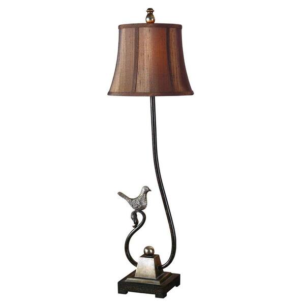 Home Decorators Collection 36-1/2 in. Dark Bronze Buffet Lamp