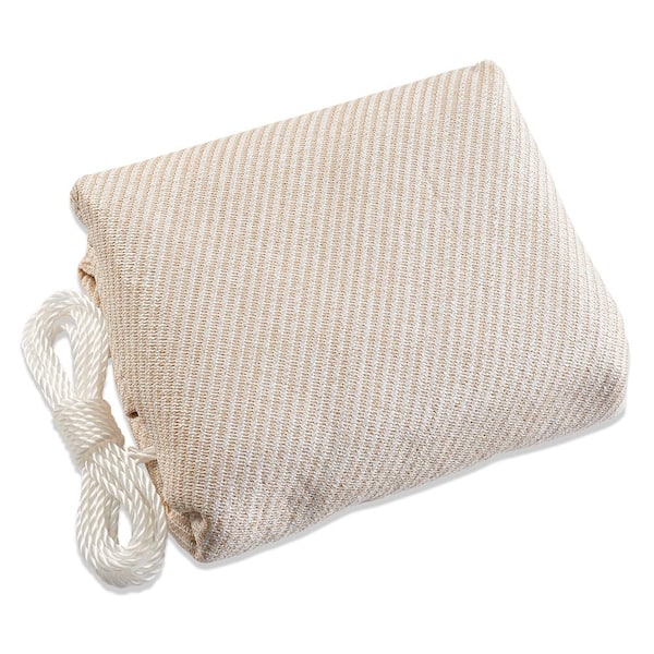 Coolaroo - 11 ft. 10 in. x 11 ft. 10 in. Pebble Triangle Shade Sail