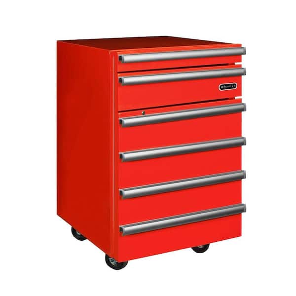 Whynter Portable 1.8 cu. ft. Tool Box Mini Fridge with 2 Drawers and Lock in Red