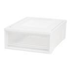 15.75 in. x 7 in. White Shallow Plastic Drawer