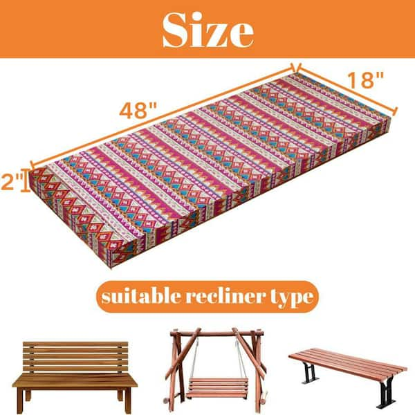 Boho bench cushion best sale